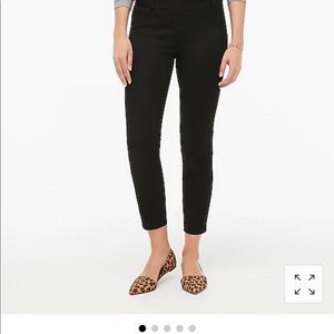 JCrew  “Minnie” Pant. Flat front, side Zip (Blue)